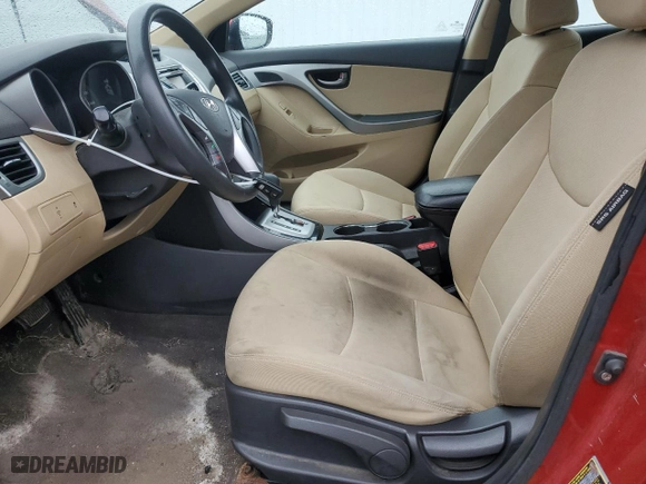 2011 Hyundai Elantra Ltd with VIN KMHDH4AE1BU146653, listed as a Copart auction lot 52102595 with 145,947 mi miles and Salvage Title. Bid and sale history available at carsss.com. Image 7.