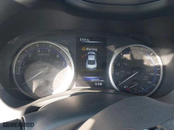 2018 Infiniti Q60 3.0t LUXE with VIN JN1EV7EK9JM343297, listed as a IAAI auction lot 41403700 with 38,995 mi miles. Bid and sale history available at carsss.com. Image 7.