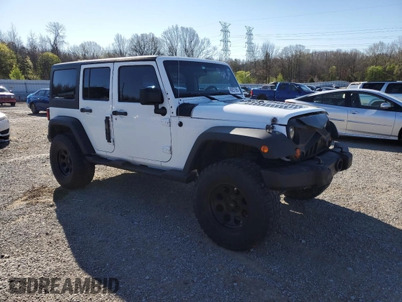 2012 Jeep Wrangler Unlimited Sport with VIN 1C4BJWDG2CL257437, listed as a Copart auction lot 49257965 with 141,695 mi miles and Clean title. Bid and sale history available at DreamBid. Image 4.