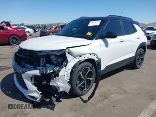 2022 Chevrolet TrailBlazer RS with VIN KL79MTSL8NB120156, listed as a IAAI auction lot 42104073 with 27,147 mi miles. Bid and sale history available at carsss.com. Image 6.