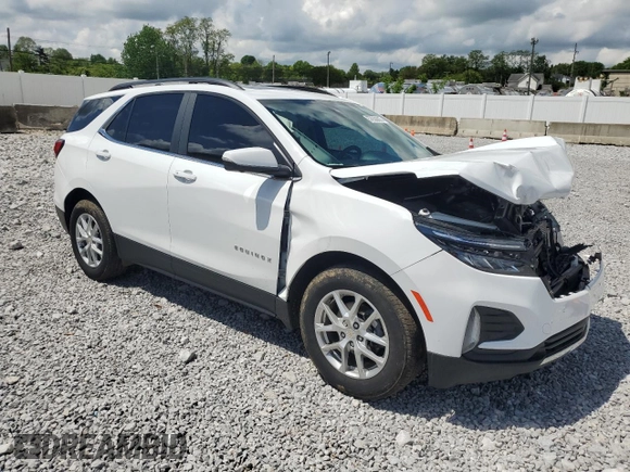 2023 Chevrolet Equinox LT with VIN 3GNAXUEG0PS141237, listed as a Copart auction lot 57030815 with 39,960 mi miles and Salvage title. Bid and sale history available at DreamBid. Image 4.