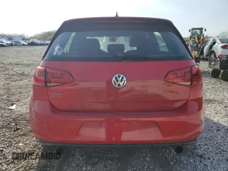 2017 Volkswagen Golf GTI S with VIN 3VW547AU6HM071018, listed as a Copart auction lot 53872665 with 49,292 mi miles and Salvage Title. Bid and sale history available at carsss.com. Image 6.