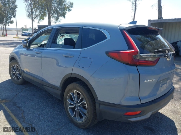 2022 Honda CR-V EX with VIN 5J6RW1H5XNA003897, listed as a IAAI auction lot 40785567 with 1 mi miles. Bid and sale history available at carsss.com. Image 3.