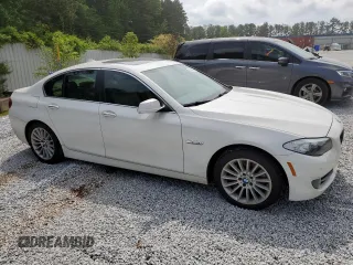 2011 BMW 5 Series 535i with VIN WBAFR7C57BC805301, listed as a Copart auction lot 55232825 with 215,524 mi miles and Clean Title. Bid and sale history available at carsss.com. Image 4.