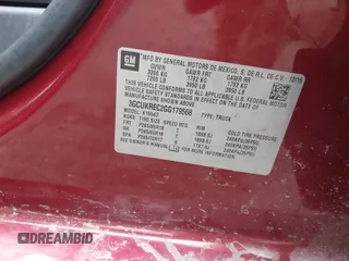 2016 Chevrolet Silverado 1500 LT with VIN 3GCUKREC2GG179568, listed as a IAAI auction lot 41953182 with 204,152 mi miles and . Bid and sale history available at DreamBid. Image 9.