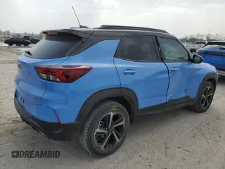 2023 Chevrolet TrailBlazer RS with VIN KL79MTSL2PB143953, listed as a Copart auction lot 49394705 with 16,458 mi miles and Salvage Title. Bid and sale history available at DreamBid. Image 3.