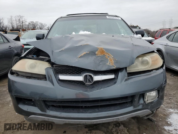 2006 Acura MDX Touring z VIN 2HNYD18746H504211, wystawiony jako Copart lot #88492225 z przebiegiem 270 926 mil mil oraz Szkoda całkowita • Salvage title. Historia ofert i sprzedaży dostępna na DreamBid. Obrazek 5.