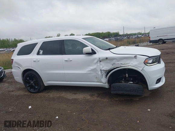 2019 Dodge Durango GT Plus with VIN 1C4RDHDG9KC556987, listed as a IAAI auction lot 42247322 with 116,130 mi miles and . Bid and sale history available at DreamBid. Image 13.