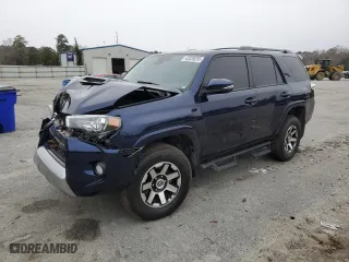 2020 Toyota 4Runner SR5 with VIN JTEBU5JR9L5833287, listed as a Copart auction lot 42039295 with 0 mi miles and Salvage Title. Bid and sale history available at carsss.com. Image 1.
