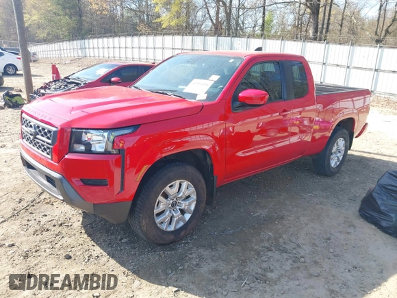 2022 Nissan Frontier S with VIN 1N6ED1CM6NN658850, listed as a IAAI auction lot 41911456 with 44,133 mi miles and . Bid and sale history available at DreamBid. Image 2.