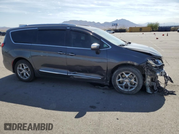2017 Chrysler Pacifica Limited with VIN 2C4RC1GG2HR804955, listed as a Copart auction lot 74741074 with 117,936 mi miles and Salvage title. Bid and sale history available at DreamBid. Image 4.