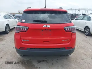 2018 Jeep Compass Sport with VIN 3C4NJCAB0JT461627, listed as a IAAI auction lot 42279936 with 126,930 mi miles and . Bid and sale history available at DreamBid. Image 16.