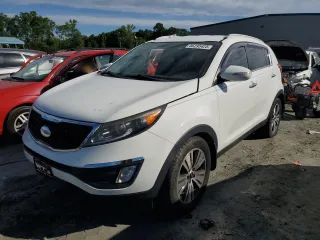 2014 Kia Sportage EX with VIN KNDPC3AC6E7612282, listed as a Copart auction lot 56295425 with 115,684 mi miles and Salvage title. Bid and sale history available at DreamBid. Image 1.