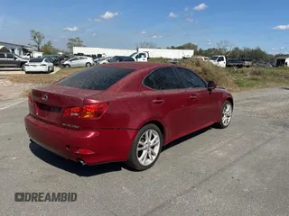2006 Lexus IS 250 with VIN JTHCK262762007289, listed as a Copart auction lot 45382615 with 106,668 mi miles and Clean Title. Bid and sale history available at DreamBid. Image 4.