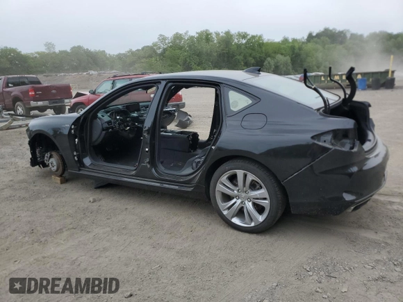 2021 Acura TLX w/A-Spec Package with VIN 19UUB5F56MA015227, listed as a Copart auction lot 58589905 with Not provided miles and Salvage title. Bid and sale history available at DreamBid. Image 2.