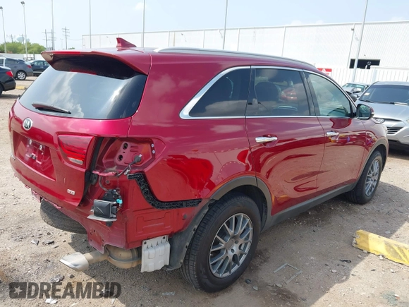 2019 Kia Sorento LX with VIN 5XYPG4A3XKG527468, listed as a IAAI auction lot 41904631 with 93,525 mi miles. Bid and sale history available at carsss.com. Image 4.