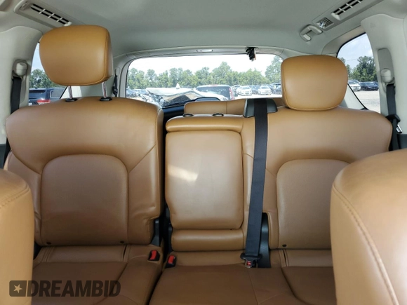 2017 Infiniti QX80 with VIN JN8AZ2ND0H9830667, listed as a Copart auction lot 58690014 with 124,251 mi miles and Clean Title. Bid and sale history available at carsss.com. Image 10.