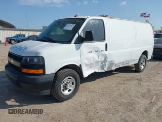 2021 Chevrolet Express Cargo with VIN 1GCWGBFP4M1286795, listed as a IAAI auction lot 42215514 with 117,335 mi miles and . Bid and sale history available at DreamBid. Image 2.