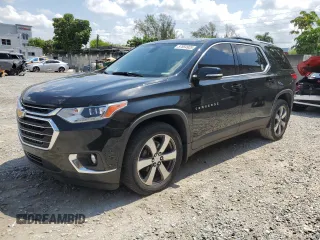 2018 Chevrolet Traverse LT z VIN 1GNERHKW0JJ224142, wystawiony jako Copart lot #57854935 z przebiegiem 93 544 mil mil oraz Szkoda całkowita • Salvage title. Historia ofert i sprzedaży dostępna na DreamBid. Obrazek 1.
