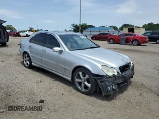 2006 Mercedes-Benz C 230 Sport with VIN WDBRF52H56F783116, listed as a Copart auction lot 57958845 with 122,840 mi miles and Salvage title. Bid and sale history available at DreamBid. Image 4.