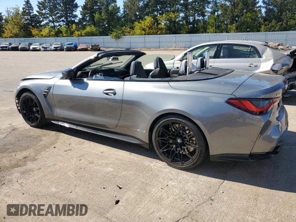 2024 BMW M4 Competition xDrive with VIN WBS33BA01RCP06011, listed as a Copart auction lot 75655344 with Not provided miles and Salvage title. Bid and sale history available at DreamBid. Image 2.