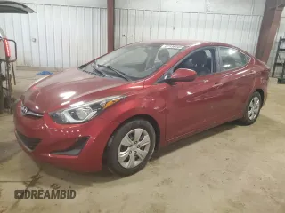 2016 Hyundai Elantra SE with VIN 5NPDH4AEXGH682832, listed as a Copart auction lot 57138045 with 90,948 mi miles and Salvage title. Bid and sale history available at DreamBid. Image 1.