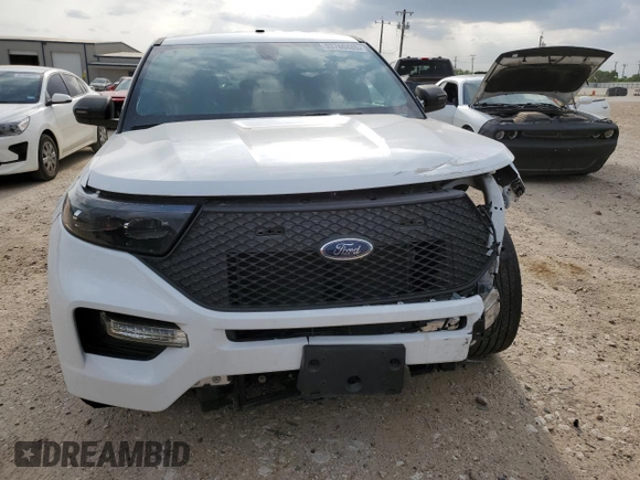 2023 Ford Police Interceptor Utility z VIN 1FM5K8AB7PGA85592, wystawiony jako Copart lot #53760485 z przebiegiem Nie podano mil oraz Szkody całkowita. Historia ofert i sprzedaży dostępna na DreamBid. Obrazek 5.