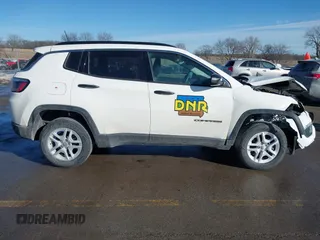 2020 Jeep Compass Sport with VIN 3C4NJDAB5LT170761, listed as a IAAI auction lot 41645477 with 74,919 mi miles. Bid and sale history available at carsss.com. Image 13.