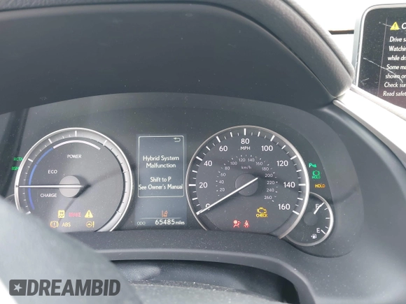 2016 Lexus RX 450h with VIN 2T2BGMCA1GC001086, listed as a IAAI auction lot 42051184 with 65,485 mi miles and . Bid and sale history available at DreamBid. Image 7.