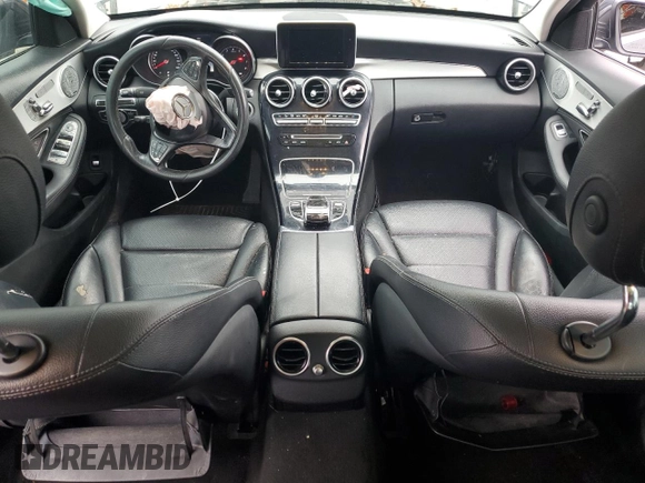 2015 Mercedes-Benz C 300 with VIN 55SWF4JB8FU045146, listed as a Copart auction lot 44591105 with 153,777 mi miles and Salvage Title. Bid and sale history available at carsss.com. Image 8.