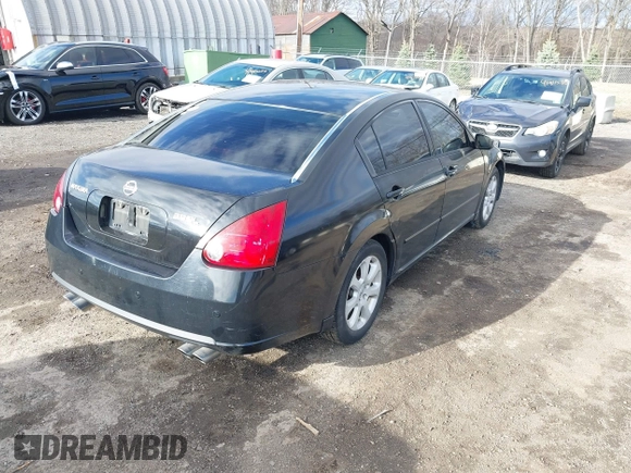 2007 Nissan Maxima 3.5 SE with VIN 1N4BA41EX7C816252, listed as a IAAI auction lot 41821707 with 119,080 mi miles. Bid and sale history available at carsss.com. Image 4.
