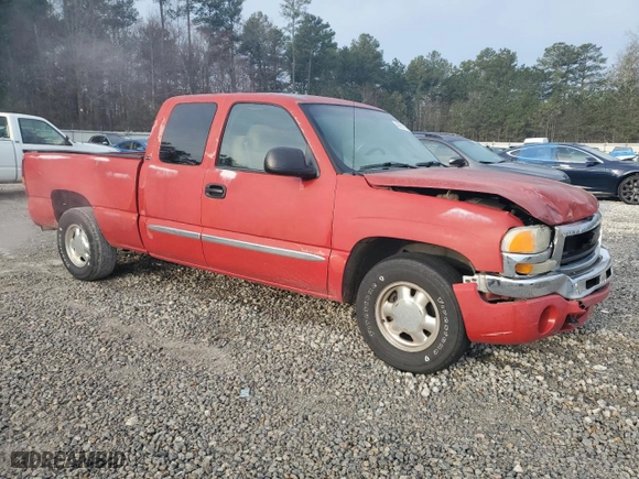 2003 GMC Sierra 1500 SLE with VIN 2GTEC19TX31200232, listed as a Copart auction lot 48919185 with 233,448 mi miles and Salvage Title. Bid and sale history available at carsss.com. Image 4.