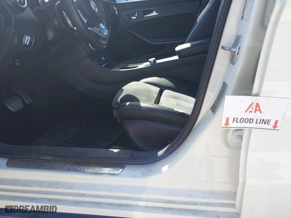 2018 Mercedes-Benz CLA with VIN WDDSJ4EB6JN522374, listed as a IAAI auction lot 42074130 with 109,921 mi miles. Bid and sale history available at carsss.com. Image 6.