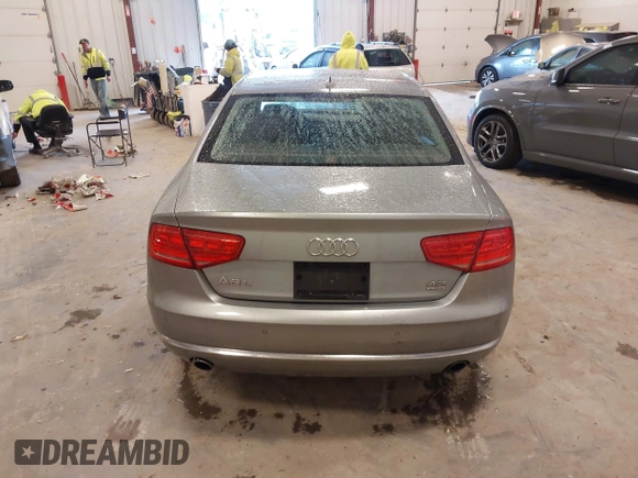 2012 Audi A8 with VIN WAURVAFD7CN021716, listed as a IAAI auction lot 42330229 with 97,359 mi miles and . Bid and sale history available at DreamBid. Image 16.