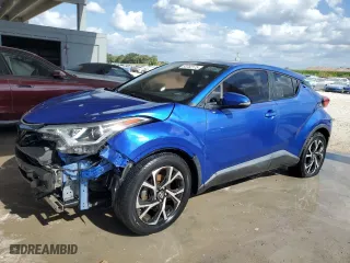 2018 Toyota C-HR XLE with VIN NMTKHMBX4JR038413, listed as a Copart auction lot 53782175 with 137,257 mi miles and Clean Title. Bid and sale history available at carsss.com. Image 1.