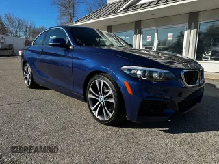 2018 BMW 2 Series 230i xDrive with VIN WBA2J3C58JVD48499, listed as a Copart auction lot 49130945 with 24,036 mi miles and Clean Title. Bid and sale history available at carsss.com. Image 1.