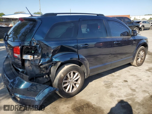 2015 Dodge Journey SXT with VIN 3C4PDCBG2FT709071, listed as a Copart auction lot 53582685 with 123,813 mi miles and Salvage Title. Bid and sale history available at carsss.com. Image 3.