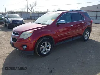2011 Chevrolet Equinox LT w/2LT with VIN 2CNALPEC3B6376012, listed as a IAAI auction lot 41801175 with 153,591 mi miles. Bid and sale history available at carsss.com. Image 2.