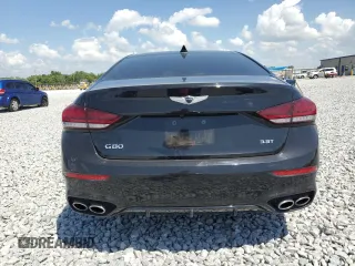 2020 Genesis G80 3.3T Sport with VIN KMTFN4JB5LU337510, listed as a Copart auction lot 52091105 with 19,203 mi miles and Salvage Title. Bid and sale history available at carsss.com. Image 6.