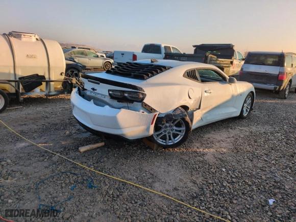 2019 Chevrolet Camaro 1LT with VIN 1G1FA1RX3K0127107, listed as a Copart auction lot 88008945 with 46,173 mi miles and Salvage Title. Bid and sale history available at carsss.com. Image 3.