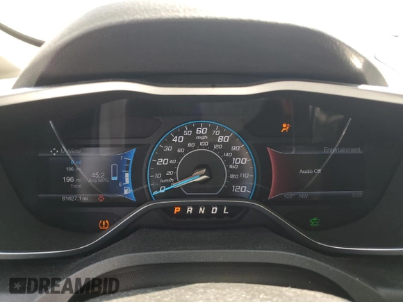 2013 Ford C-Max Energi SEL with VIN 1FADP5CU9DL529563, listed as a Copart auction lot 62537274 with 81,627 mi miles and Salvage Title. Bid and sale history available at carsss.com. Image 9.