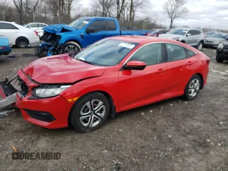 2016 Honda Civic Sedan LX with VIN 2HGFC2F59GH520883, listed as a Copart auction lot 47518695 with 53,278 mi miles and Clean Title. Bid and sale history available at carsss.com. Image 1.