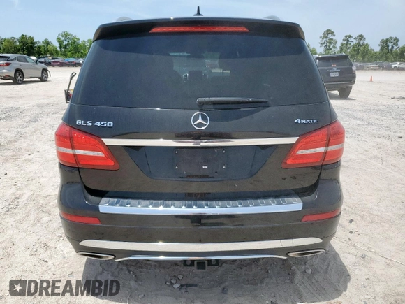 2017 Mercedes-Benz GLS 450 with VIN 4JGDF6EE2HA894088, listed as a Copart auction lot 57119545 with 106,212 mi miles and Salvage title. Bid and sale history available at DreamBid. Image 6.
