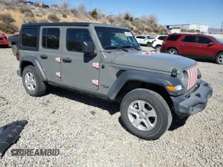 2021 Jeep Wrangler Unlimited 80th Anniversary with VIN 1C4HJXDN8MW630849, listed as a Copart auction lot 50433935 with 84,796 mi miles and Salvage title. Bid and sale history available at DreamBid. Image 4.