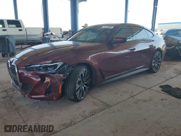 2023 BMW 4 Series 430i z VIN WBA63AV0XPFP35931, wystawiony jako Copart lot #74114894 z przebiegiem 12 836 mil mil oraz Szkoda całkowita • Salvage title. Historia ofert i sprzedaży dostępna na DreamBid. Obrazek 1.
