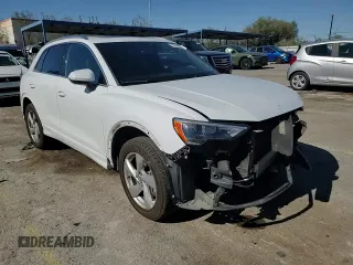 2020 Audi Q3 Premium with VIN WA1AECF30L1023652, listed as a Copart auction lot 57148915 with 69,621 mi miles and Salvage title. Bid and sale history available at DreamBid. Image 14.