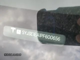 2023 Tesla Model 3 с VIN 5YJ3E1EA1PF600656, выставлен на аукционе Copart как лот 54887235 с пробегом 29 275 миль миль и Списание • Salvage title. История ставок и продаж доступна на DreamBid. Изображение 12.