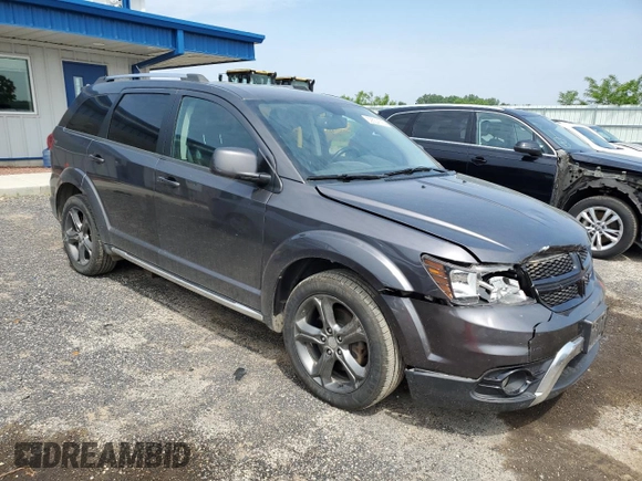 2016 Dodge Journey Crossroad Plus with VIN 3C4PDDGG3GT121695, listed as a Copart auction lot 59334115 with 228,871 mi miles and Salvage title. Bid and sale history available at DreamBid. Image 4.