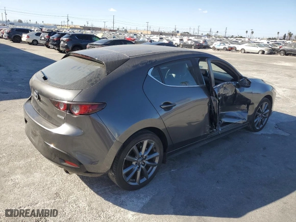 2021 Mazda Mazda3 Hatchback Preferred with VIN JM1BPALL7M1400427, listed as a Copart auction lot 87506605 with 30,352 mi miles and Salvage Title. Bid and sale history available at carsss.com. Image 3.
