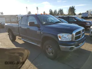 2007 Dodge Ram 2500 SLT with VIN 1D7KS28C57J553668, listed as a Copart auction lot 87590385 with 210,170 mi miles and Salvage Title. Bid and sale history available at carsss.com. Image 4.